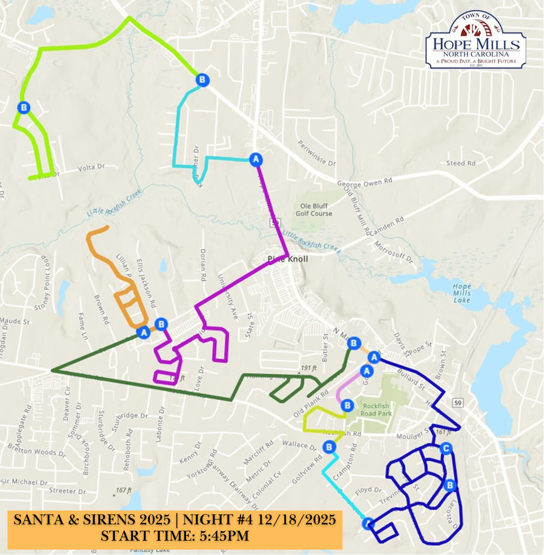 Santa and Sirens  Night 4