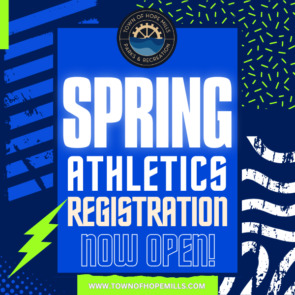 Spring Athletics Registration OPEN - Newsflash Image