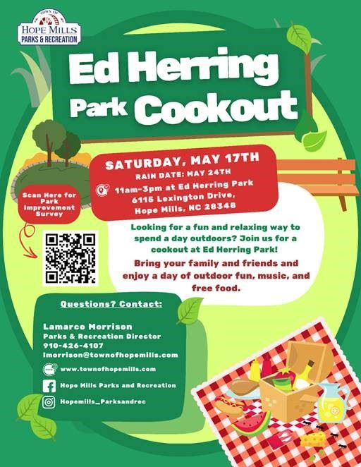 Ed Herring Cookout Flyer